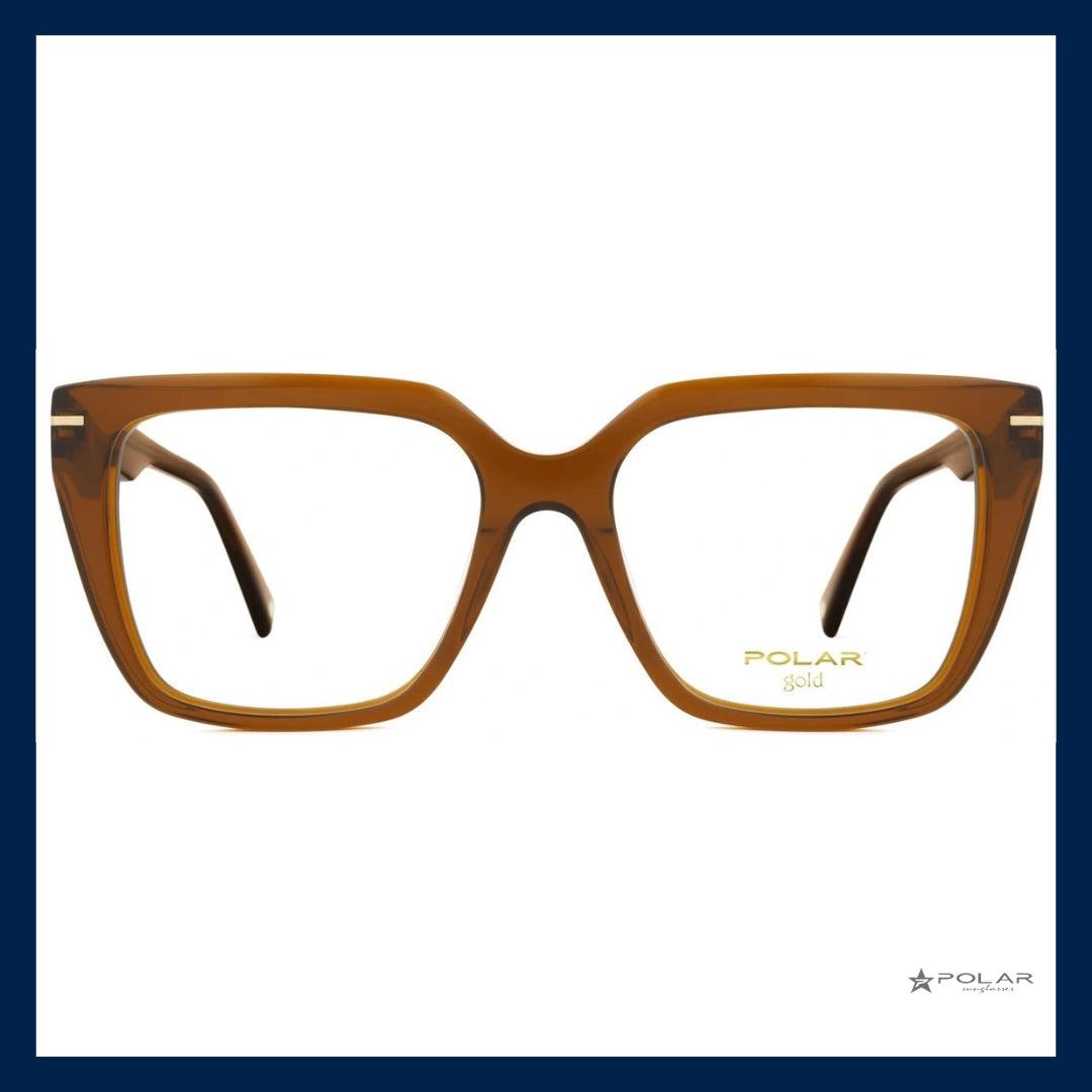 Lunettes Polar Gold 48 430 pour Femmes Monture Caramel Brown Elegante Optique Amsterdam OPTIQUE AMSTERDAM